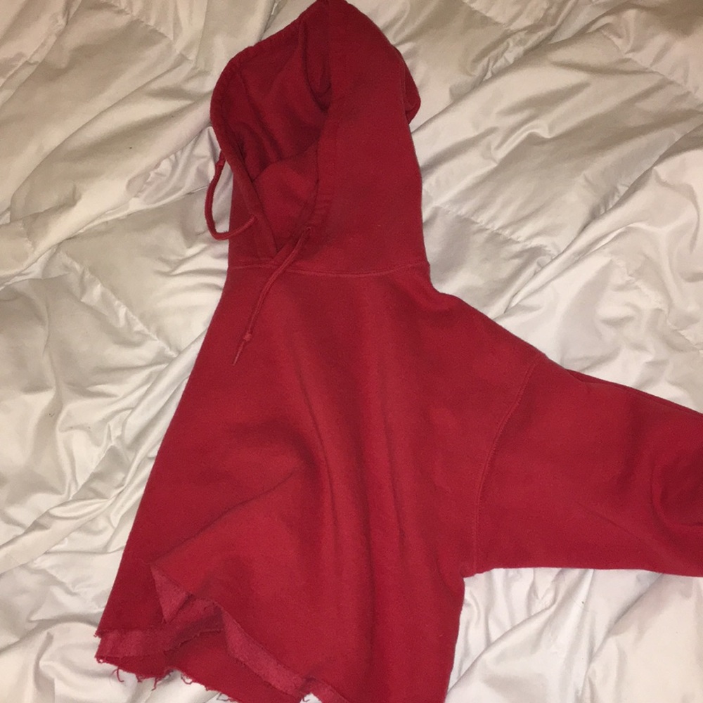 Red hoodie